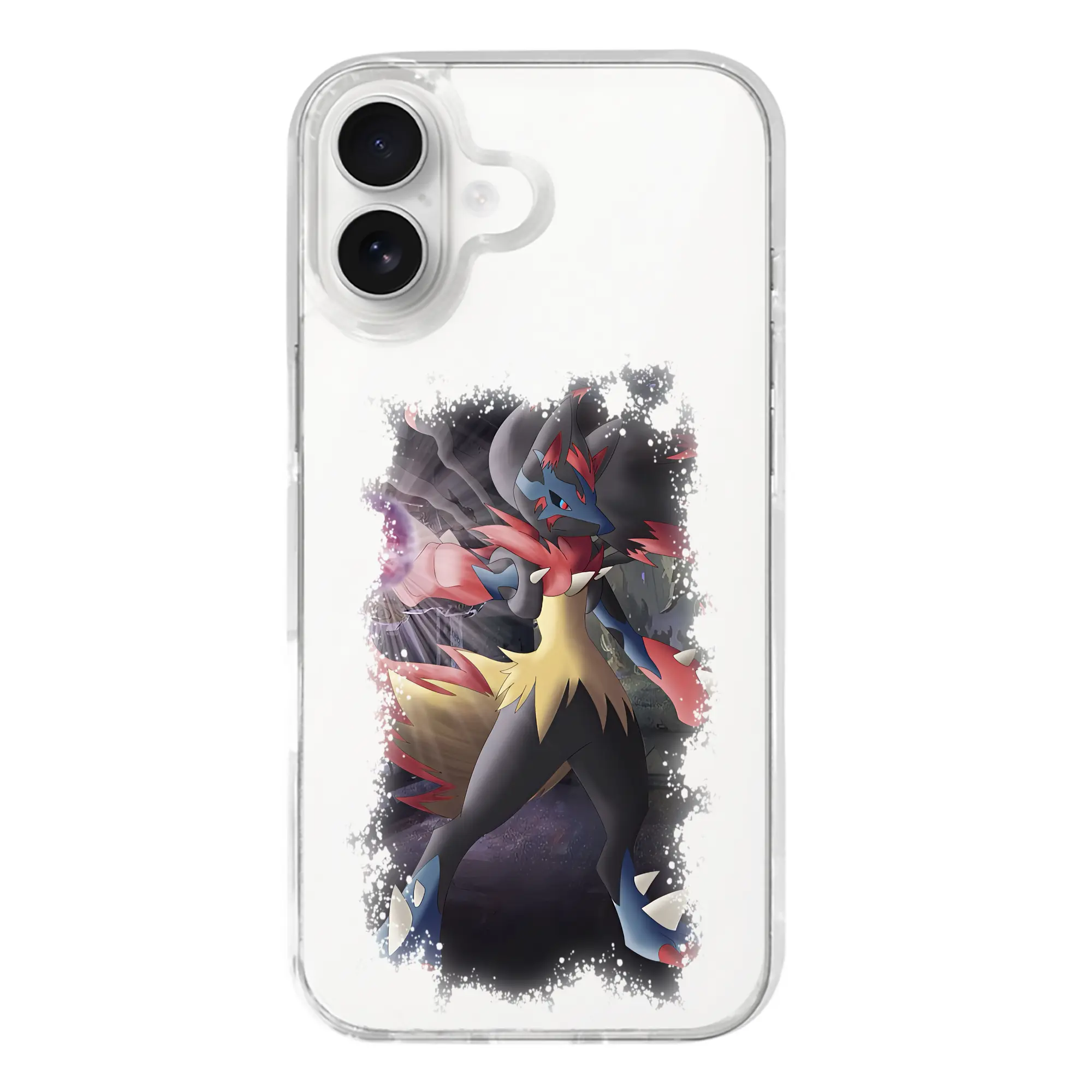 ポケモン グッズ,ルカリオ - iPhone 17シリーズ 透明スマホケース – 薄型・耐衝撃・精密フィット保護カバー